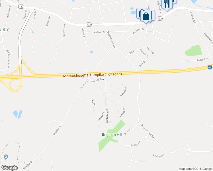map of restaurants, bars, coffee shops, grocery stores, and more near 11 Lordvale Boulevard in Grafton