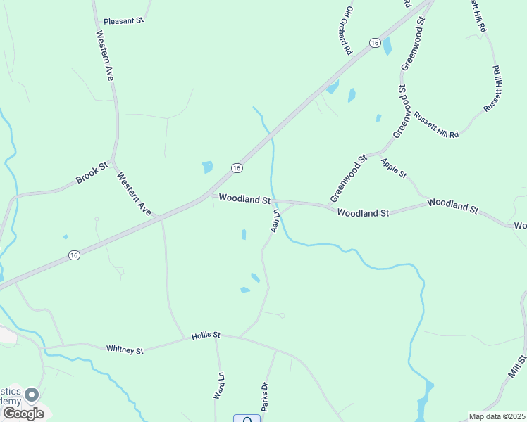 map of restaurants, bars, coffee shops, grocery stores, and more near 2 Ash Lane in Sherborn