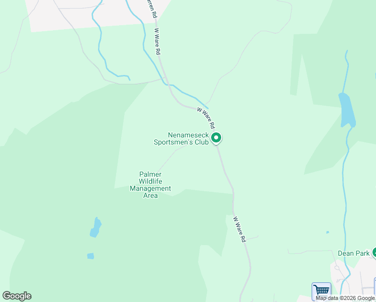 map of restaurants, bars, coffee shops, grocery stores, and more near 377 Rondeau Street in Palmer