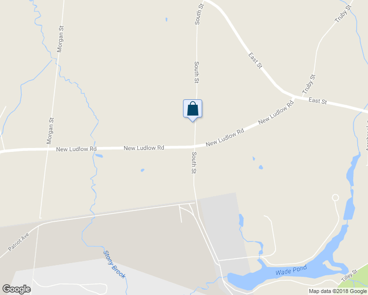 map of restaurants, bars, coffee shops, grocery stores, and more near 100 New Ludlow Road in Granby