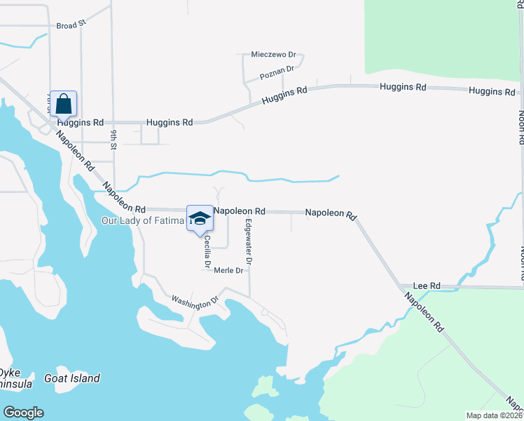 map of restaurants, bars, coffee shops, grocery stores, and more near 1103 Napoleon Road in Jackson