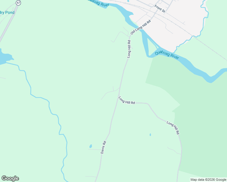 map of restaurants, bars, coffee shops, grocery stores, and more near 75 Long Hill Road in West Brookfield