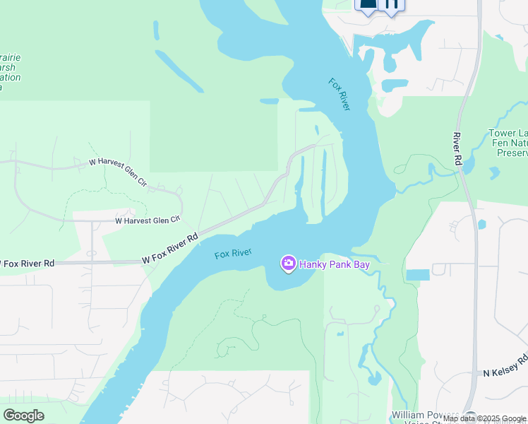 map of restaurants, bars, coffee shops, grocery stores, and more near 28151 West Fox River Road in Cary