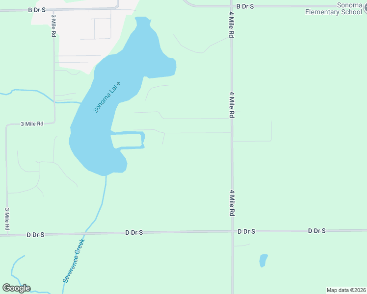 map of restaurants, bars, coffee shops, grocery stores, and more near 10339 4 Mile Road in East Leroy