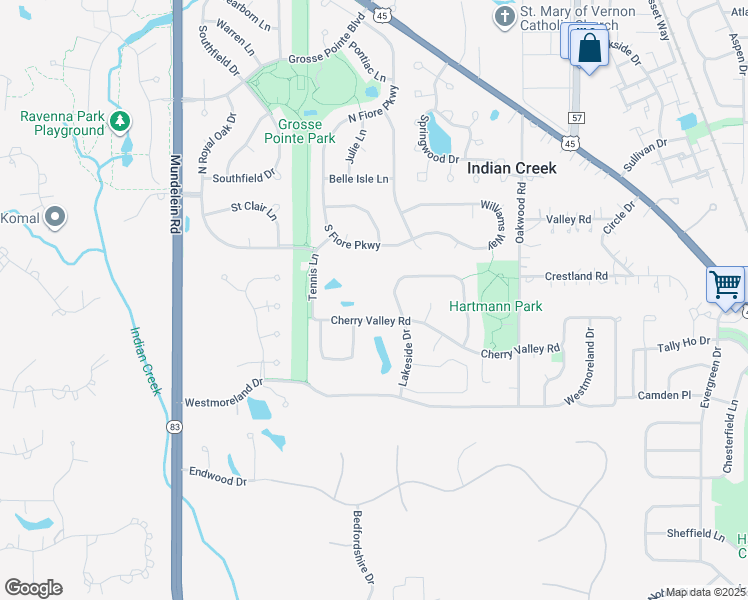 map of restaurants, bars, coffee shops, grocery stores, and more near 870 Cherry Valley Road in Vernon Hills