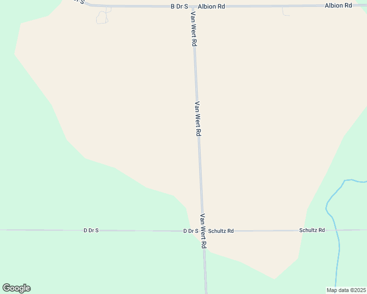 map of restaurants, bars, coffee shops, grocery stores, and more near 1620 Van Wert Road in Albion