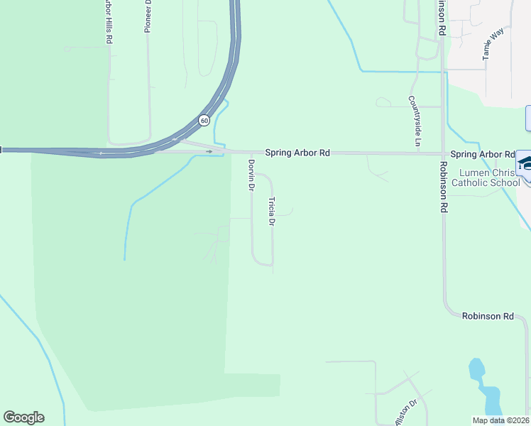 map of restaurants, bars, coffee shops, grocery stores, and more near 2521 Tricia Drive in Jackson