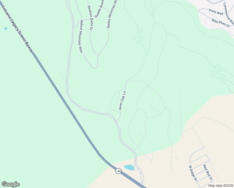 map of restaurants, bars, coffee shops, grocery stores, and more near 1070 Timber Mountain Lane in Klamath Falls