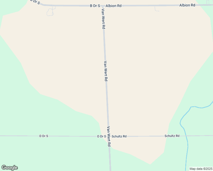 map of restaurants, bars, coffee shops, grocery stores, and more near 1620 Van Wert Road in Albion