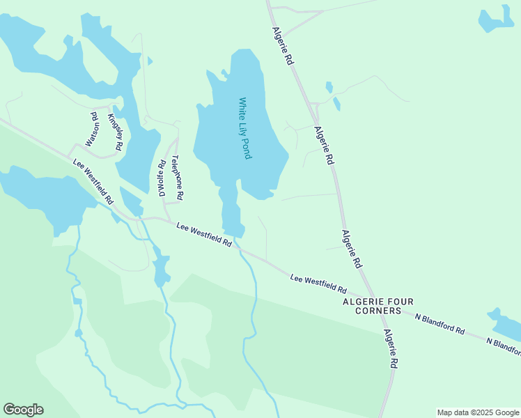 map of restaurants, bars, coffee shops, grocery stores, and more near 37 Evergreen Road in Becket