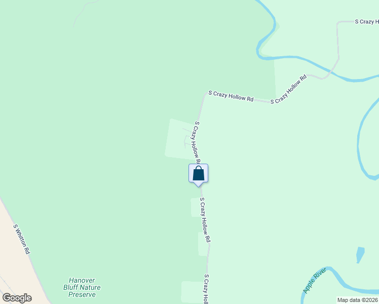 map of restaurants, bars, coffee shops, grocery stores, and more near 10094 South Crazy Hollow Road in Hanover