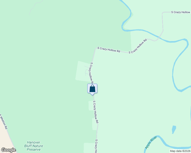 map of restaurants, bars, coffee shops, grocery stores, and more near 10094 South Crazy Hollow Road in Hanover