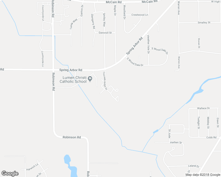 map of restaurants, bars, coffee shops, grocery stores, and more near 2042 Cascades Woods Drive in Jackson