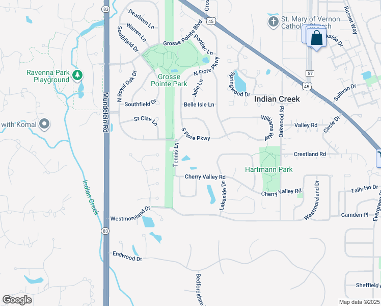 map of restaurants, bars, coffee shops, grocery stores, and more near 900 North Lakeside Drive in Vernon Hills