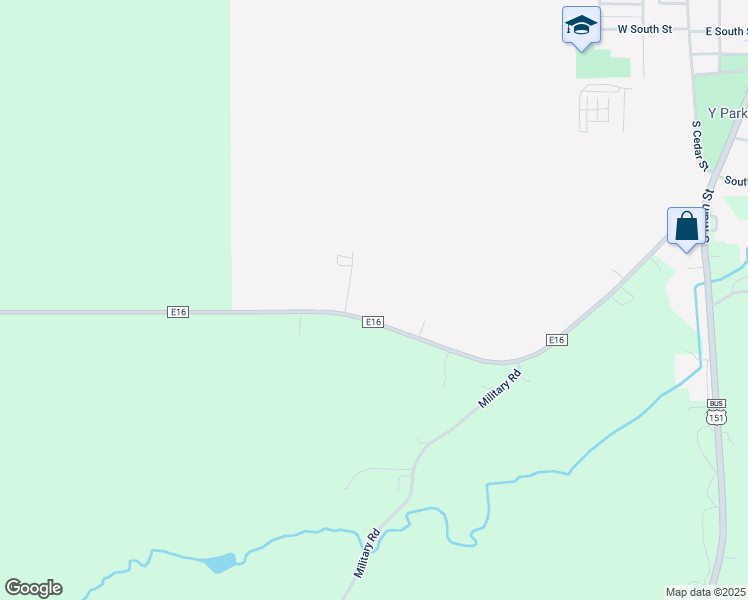 map of restaurants, bars, coffee shops, grocery stores, and more near 16652 County Road E16 in Monticello