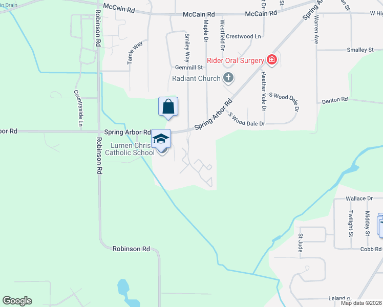 map of restaurants, bars, coffee shops, grocery stores, and more near 2000 Cascade Ridge Drive in Jackson
