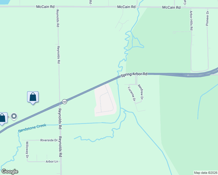 map of restaurants, bars, coffee shops, grocery stores, and more near 2648 Fairway Drive in Jackson