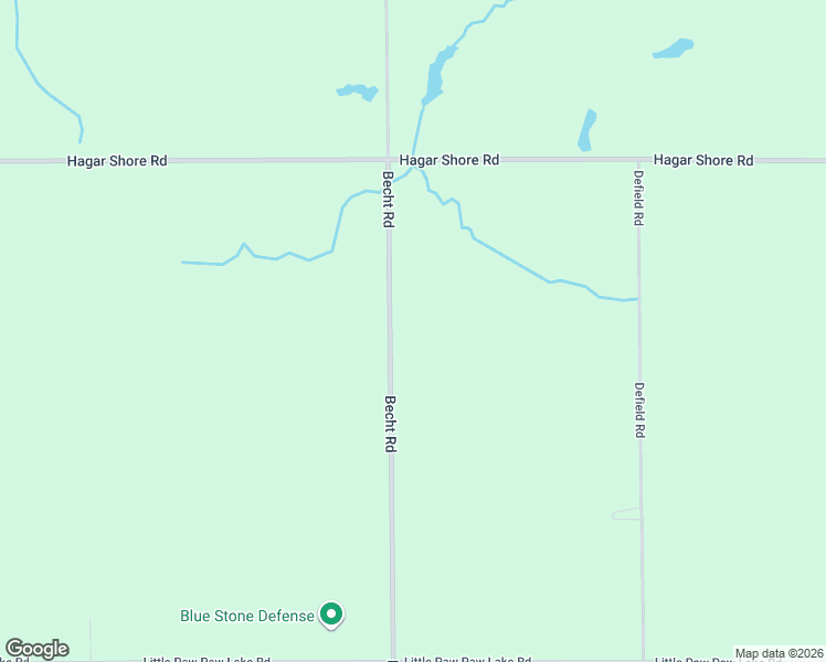 map of restaurants, bars, coffee shops, grocery stores, and more near 6257 Becht Road in Coloma