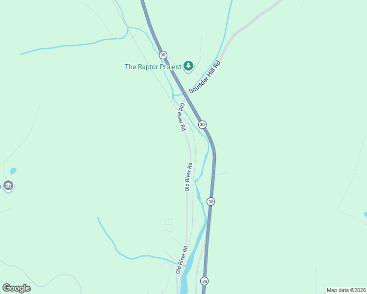 map of restaurants, bars, coffee shops, grocery stores, and more near 1239 Old River Road in Roxbury