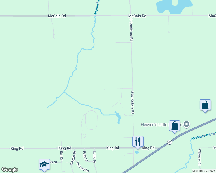 map of restaurants, bars, coffee shops, grocery stores, and more near 6144 Scotch Blue Drive in Spring Arbor