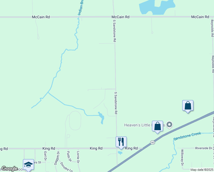 map of restaurants, bars, coffee shops, grocery stores, and more near 6106 Scotch Blue Drive in Jackson