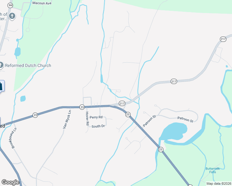 map of restaurants, bars, coffee shops, grocery stores, and more near Mobile Lane in Claverack