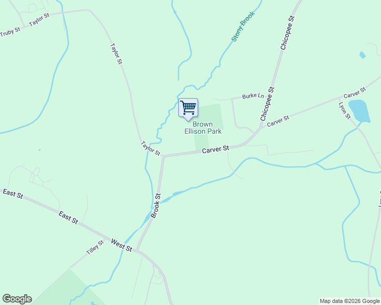 map of restaurants, bars, coffee shops, grocery stores, and more near 9 Carver Street in Granby
