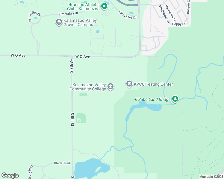 map of restaurants, bars, coffee shops, grocery stores, and more near 6767 West O Avenue in Kalamazoo