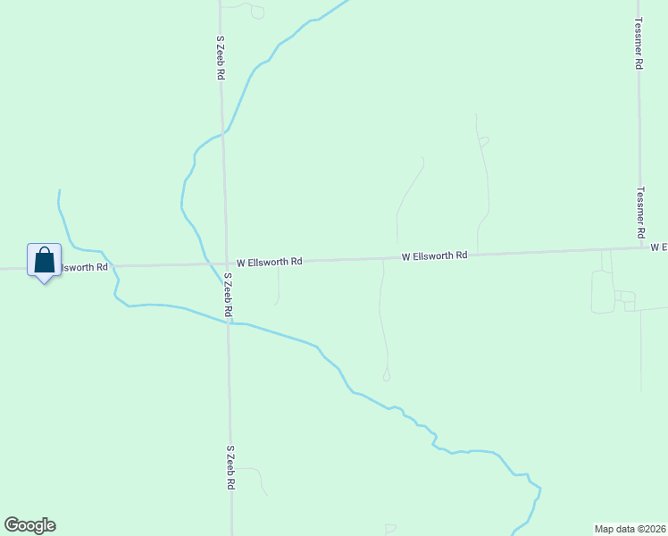 map of restaurants, bars, coffee shops, grocery stores, and more near 5255 West Ellsworth Road in Ann Arbor