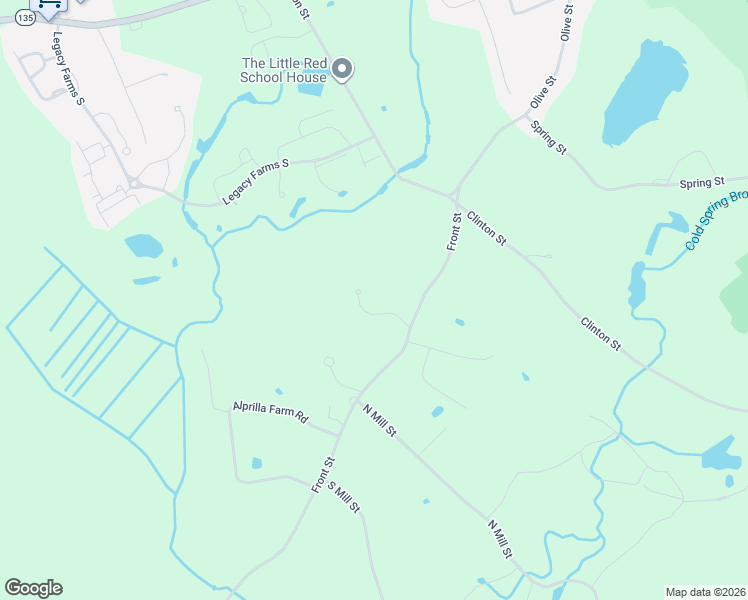 map of restaurants, bars, coffee shops, grocery stores, and more near 13 Heartwood Way in Hopkinton