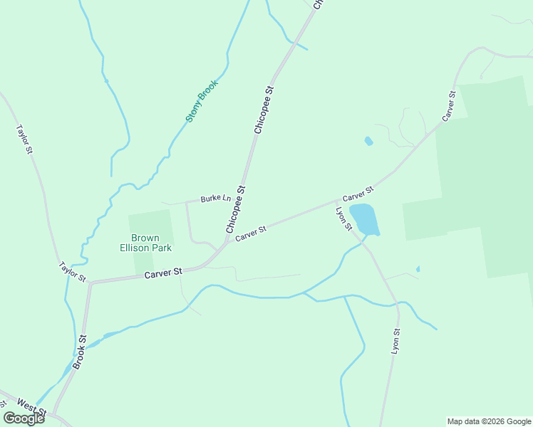 map of restaurants, bars, coffee shops, grocery stores, and more near 71 Carver Street in Granby