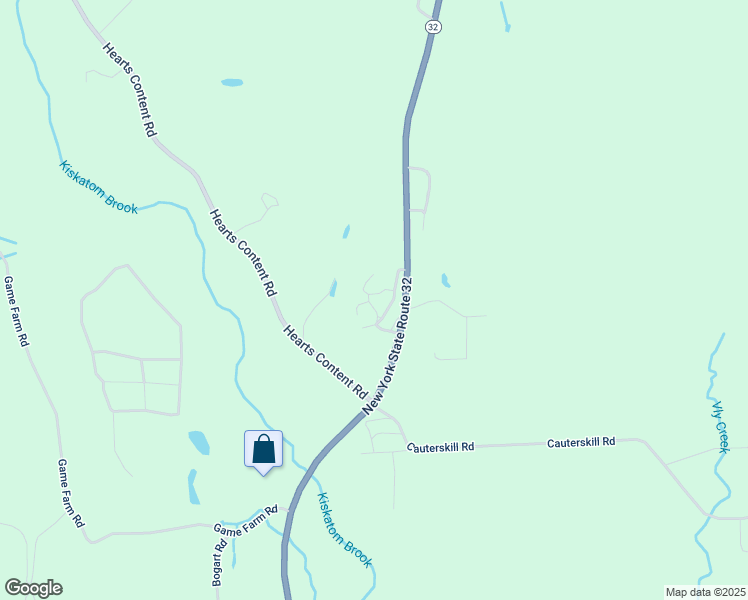 map of restaurants, bars, coffee shops, grocery stores, and more near 5235 New York 32 in Catskill