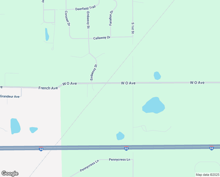 map of restaurants, bars, coffee shops, grocery stores, and more near 10685 West O Avenue in Kalamazoo