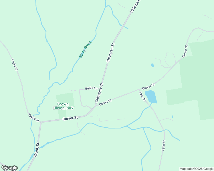 map of restaurants, bars, coffee shops, grocery stores, and more near 375 Chicopee Street in Granby