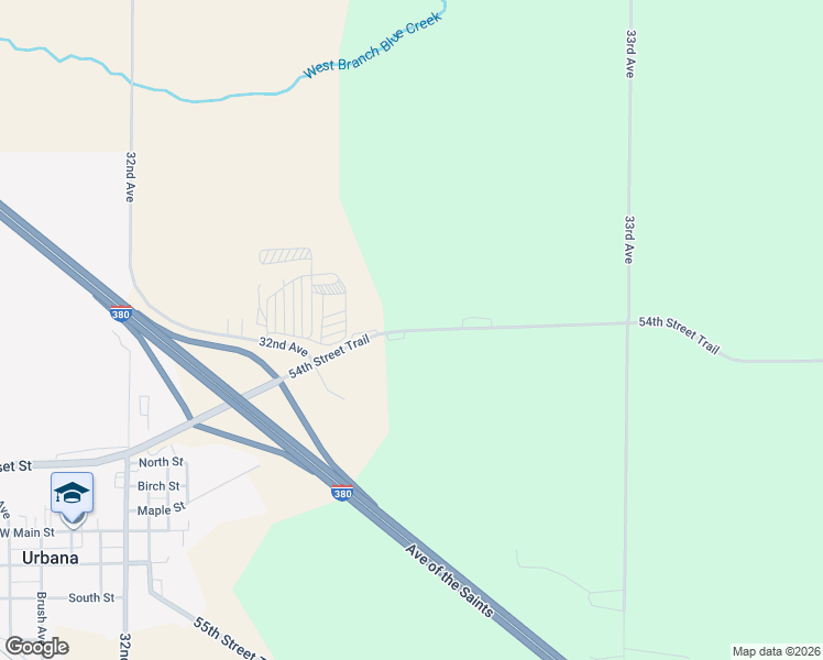 map of restaurants, bars, coffee shops, grocery stores, and more near 3259 54th Street Trail in Center Point