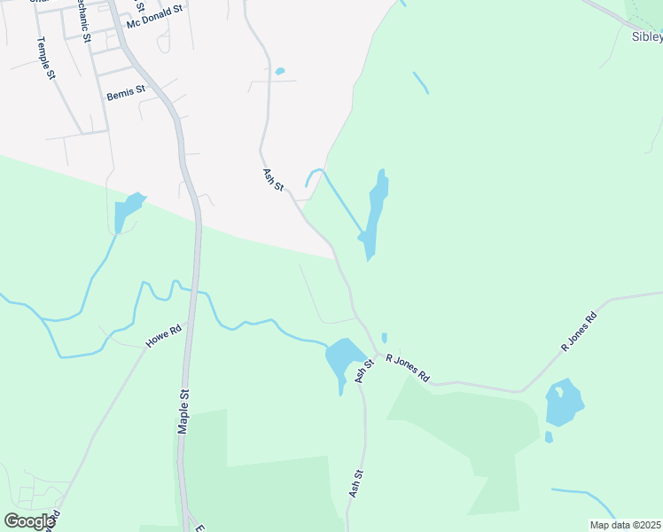 map of restaurants, bars, coffee shops, grocery stores, and more near 136 Ash Street in Spencer