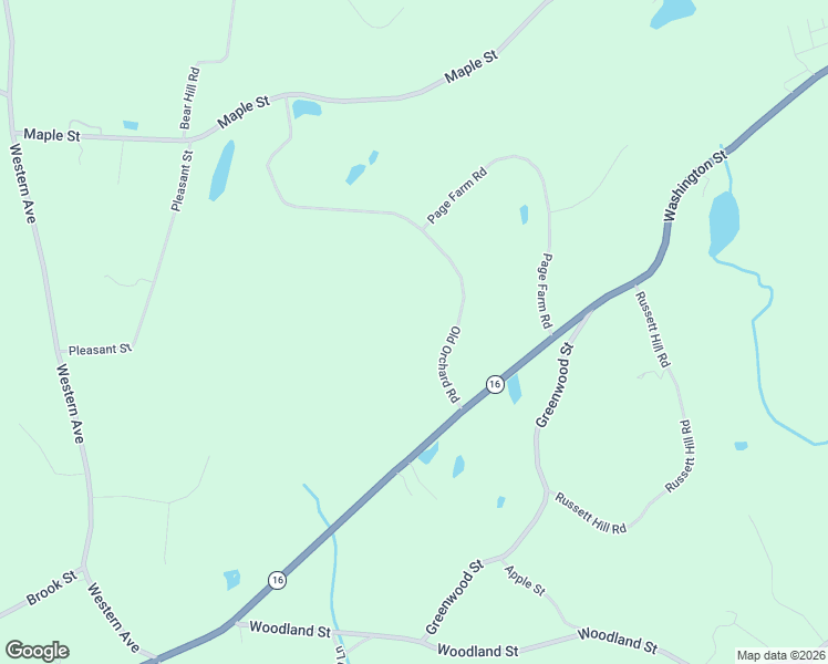 map of restaurants, bars, coffee shops, grocery stores, and more near 80 Old Orchard Road in Sherborn