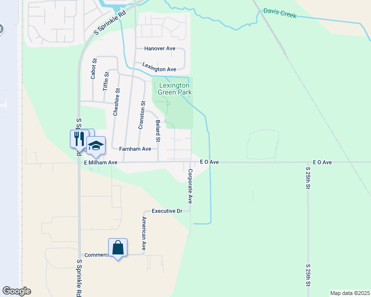map of restaurants, bars, coffee shops, grocery stores, and more near 4825 East Milham Avenue in Portage