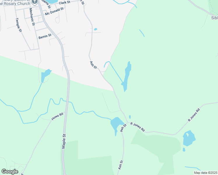 map of restaurants, bars, coffee shops, grocery stores, and more near 136 Ash Street in Spencer