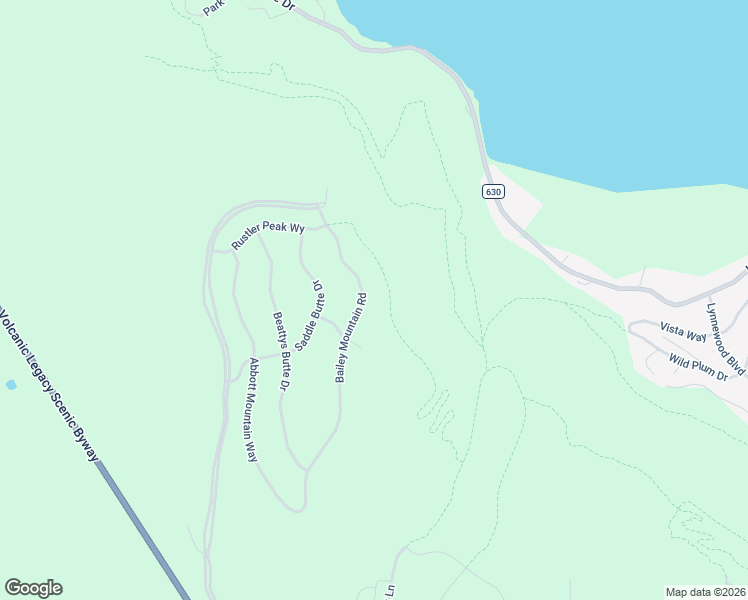 map of restaurants, bars, coffee shops, grocery stores, and more near 851 Bailey Mountain Road in Klamath Falls