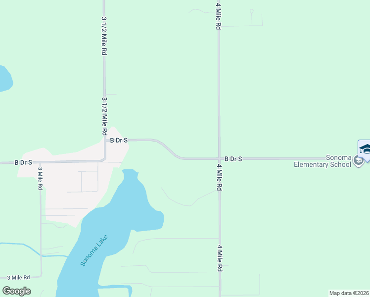 map of restaurants, bars, coffee shops, grocery stores, and more near 3685-3999 B Drive South in Battle Creek