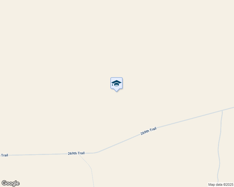 map of restaurants, bars, coffee shops, grocery stores, and more near 269th Trail in Sheridan County