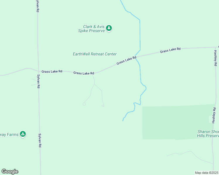 map of restaurants, bars, coffee shops, grocery stores, and more near 18595 Grass Lake Road in Manchester