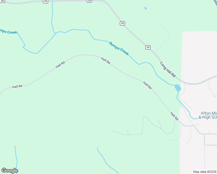 map of restaurants, bars, coffee shops, grocery stores, and more near 568 Hall Road in Afton