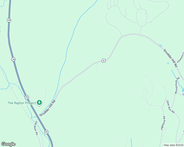map of restaurants, bars, coffee shops, grocery stores, and more near Scudder Hill Road in Roxbury