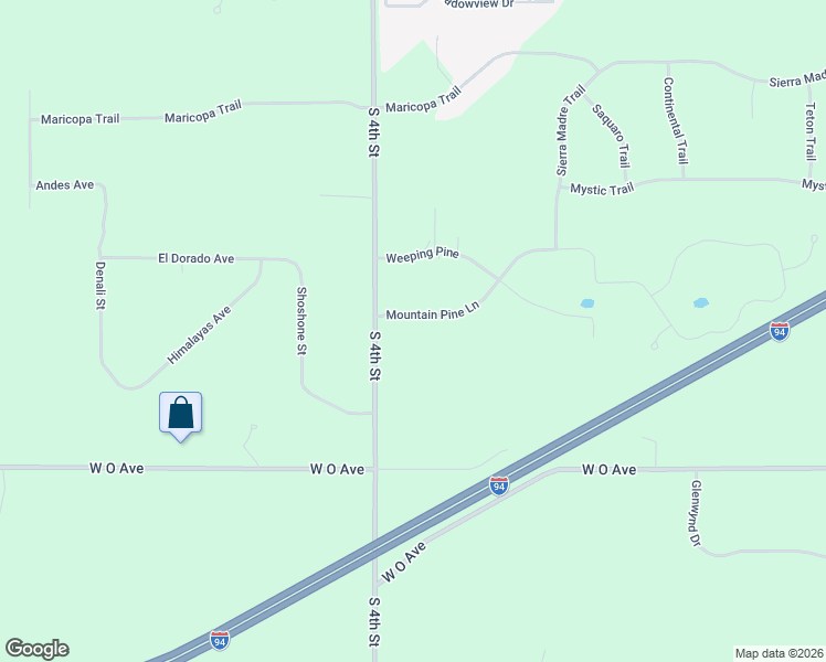 map of restaurants, bars, coffee shops, grocery stores, and more near 8883 Mountain Pine Lane in Kalamazoo