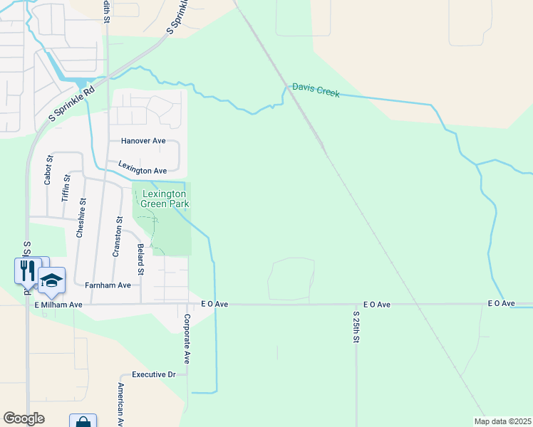 map of restaurants, bars, coffee shops, grocery stores, and more near 5235 East O Avenue in Kalamazoo