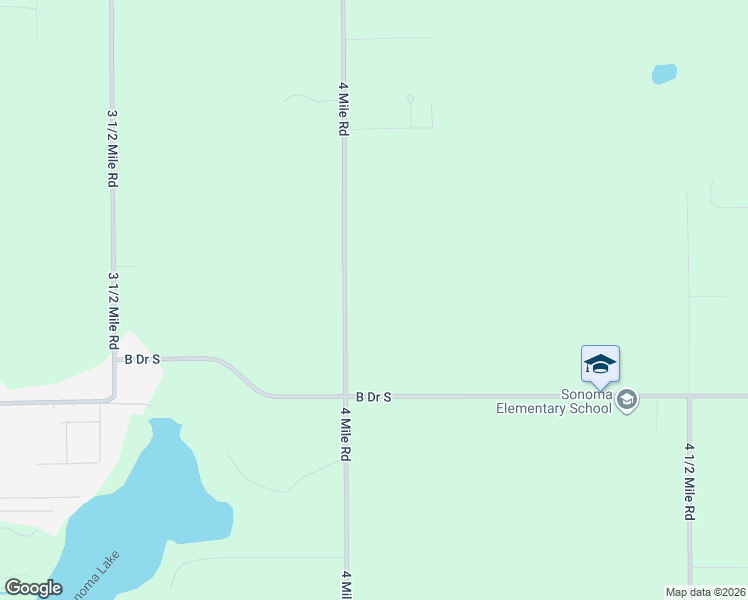 map of restaurants, bars, coffee shops, grocery stores, and more near 11240 4 Mile Road in Battle Creek