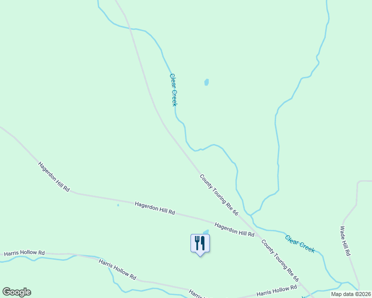 map of restaurants, bars, coffee shops, grocery stores, and more near 5406 Thornton Road in Chautauqua