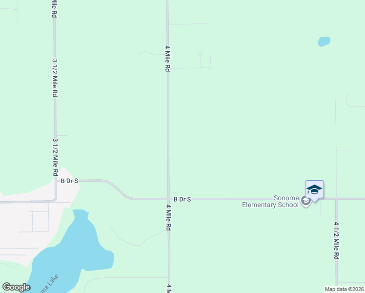 map of restaurants, bars, coffee shops, grocery stores, and more near 11240 4 Mile Road in Battle Creek